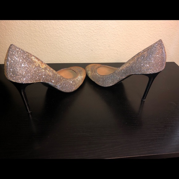 👇🏻$Reduced to lowest price. Banana Republic Violet Sparkle Glitter Stilettos - Picture 8 of 9